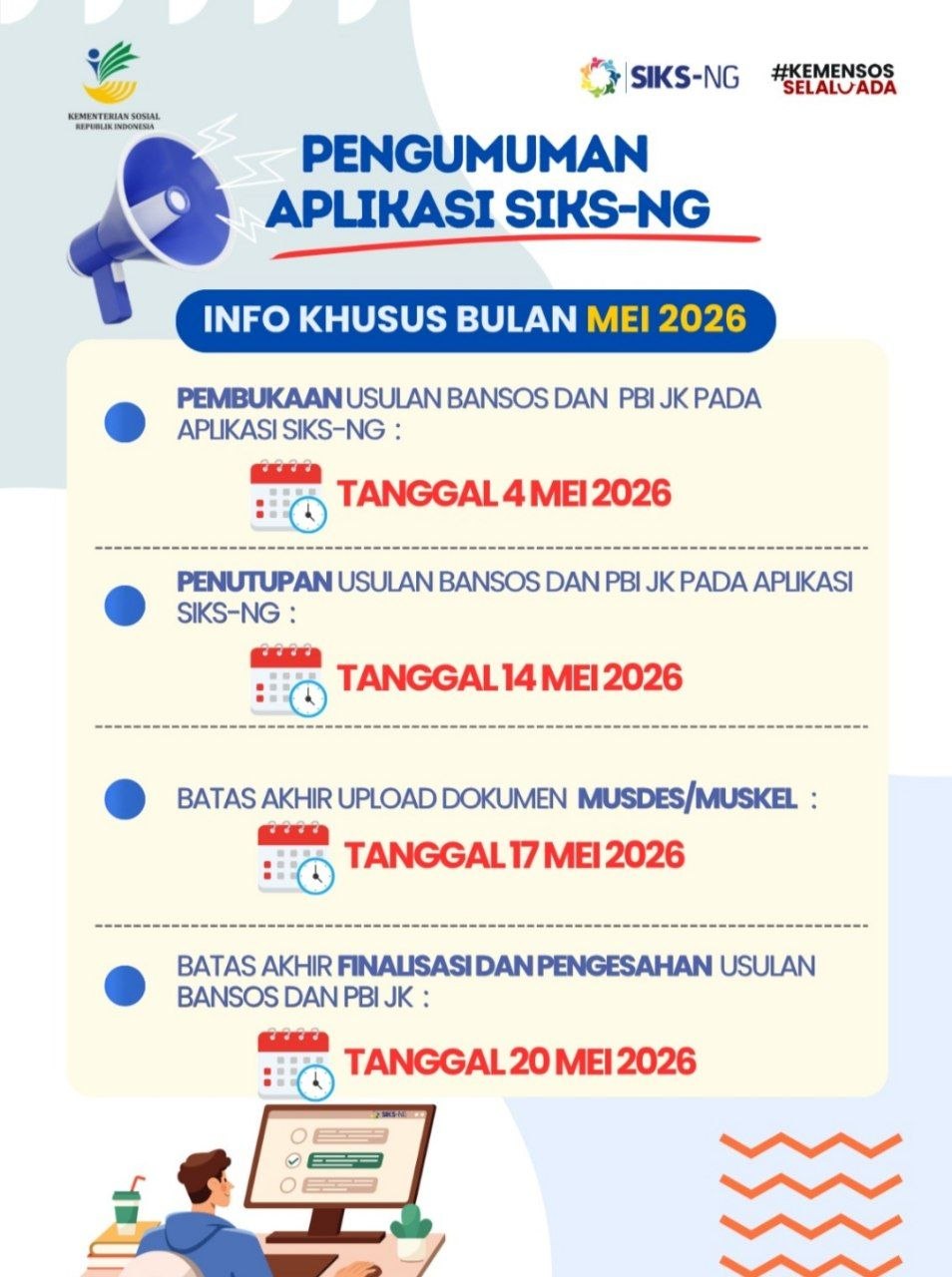 USULAN BANSOS DAN PBI-JK BULAN MEI 2026